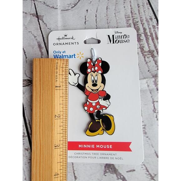 MINNIE MOUSE HALLMARK METAL CHRISTMAS TREE ORNAMENT New - Picture 4 of 4